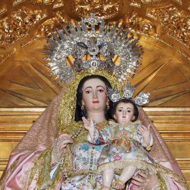 Retablo Virgen del Rosario Coronada 3